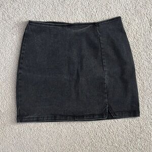Wild Fable Fitted, Denim Black Mini Skirt With Stretch NWOT